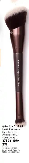 Oriflame Radiant Sculpt & Blend Duo Brush tilbud