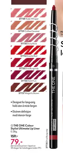 Oriflame THE ONE Colour Stylist Ultimate Lip Liner tilbud