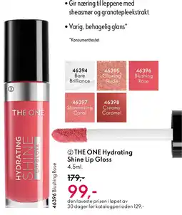 Oriflame THE ONE Hydrating Shine Lip Gloss tilbud