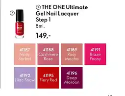 Oriflame THE ONE Ultimate Gel Nail Lacquer Step 1 tilbud