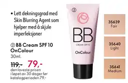 Oriflame BB Cream SPF 10 On Colour tilbud