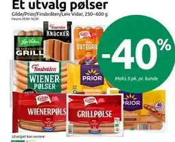 Joker Et utvalg pølser tilbud