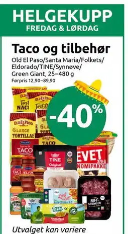 Joker Taco og tilbehør tilbud