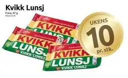 Joker Kvikk Lunsj, NOK 10 tilbud