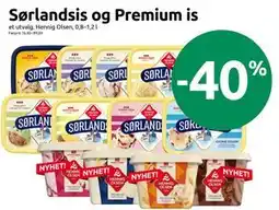 Joker Sørlandsis og Premium is tilbud