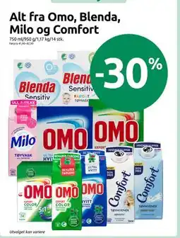 Joker Alt fra Omo, Blenda, Milo og Comfort tilbud