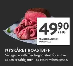Jacobs NYSKÅRET ROASTBIFF, NOK 49.9 tilbud