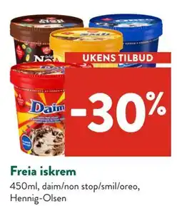 Jacobs Freia iskrem tilbud