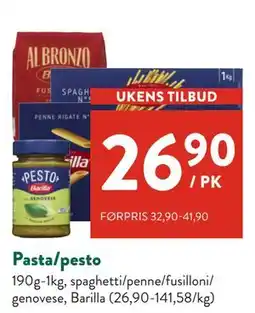 Jacobs Pasta/pesto, NOK 26.9 tilbud