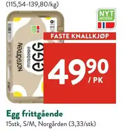 Jacobs Egg frittgående, NOK 49.9 tilbud