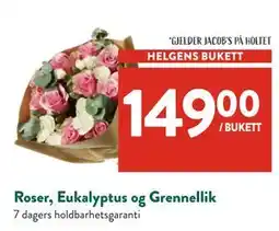 Jacobs Roser, Eukalyptus og Grennellik, NOK 149 tilbud