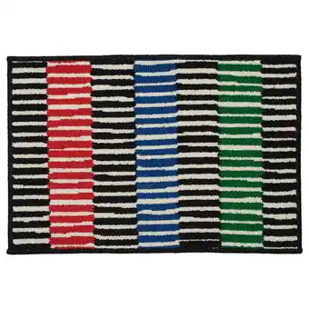 IKEA VÄndplats Dørmatte, flerfarget/stripe, 60x90 cm tilbud
