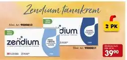 Sparkjøp ZENDIUM DUO, NOK 39.9 tilbud