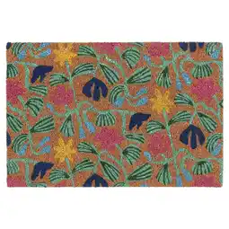IKEA VÄgkurva Dørmatte, inne, flerfarget/blomstermønster, 40x60 cm tilbud