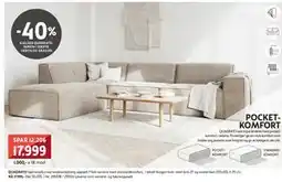 Bohus QUADRATO hjørnesofa, NOK 17999 tilbud
