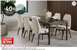 Bohus WOLIN spisebord, NOK 8399 tilbud