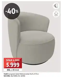 Bohus VILDE loungestol, NOK 5999 tilbud