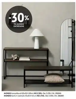 Bohus MONDO konsollbord, NOK 2309 tilbud