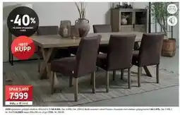 Bohus ZION spisebord, NOK 7999 tilbud