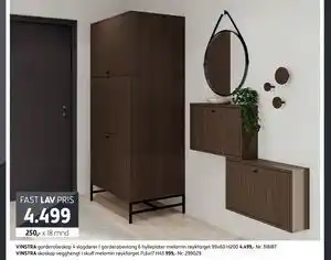 Bohus VINSTRA garderobeskap, NOK 4499 tilbud