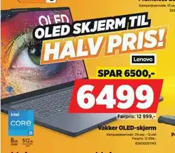 POWER Vakker OLED-skjerm, NOK 6499 tilbud