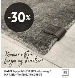 Bohus GABEL teppe, NOK 4129 tilbud