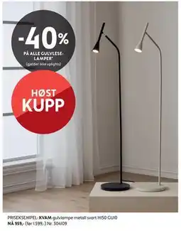 Bohus KVAM gulvlampe, NOK 959 tilbud