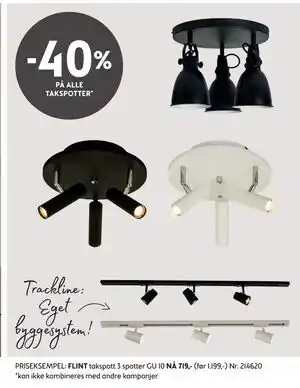 Bohus 40% PÅ ALLE TAKSPOTTER tilbud