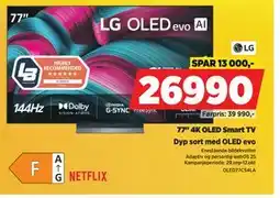 POWER 77 4K OLED Smart TV, NOK 26990 tilbud