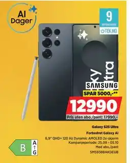 POWER Galaxy S25 Ultra, NOK 12990 tilbud