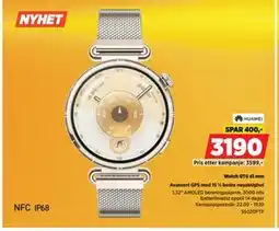 POWER Watch GT6 41 mm, NOK 3190 tilbud