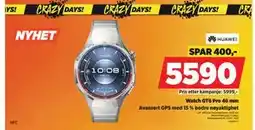 POWER Watch GT6 Pro 46 mm, NOK 5590 tilbud