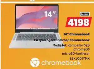 POWER 14 Chromebook, NOK 4198 tilbud