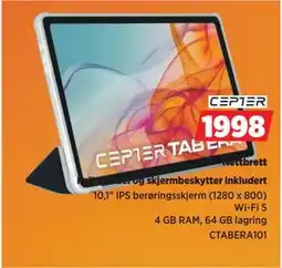 POWER Nettbrett, NOK 1998 tilbud