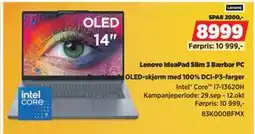 POWER Lenovo IdeaPad Slim 3 Bærbar PC, NOK 8999 tilbud