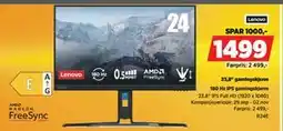 POWER 23,8 gamingskjerm, NOK 1499 tilbud