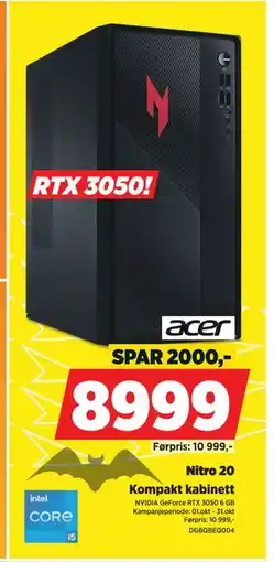 POWER Nitro 20, NOK 8999 tilbud