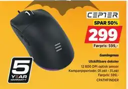 POWER Gamingmus, NOK 299 tilbud