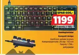 POWER Gamingtastatur, NOK 1199 tilbud