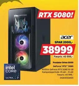 POWER Predator Orion 5000., NOK 38999 tilbud