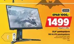 POWER 23,8 gamingskjerm, NOK 1499 tilbud