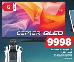 POWER 55 4K QLED Google TV, NOK 9998 tilbud