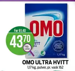 Kiwi OMO ULTRA HVITT, NOK 43.7 tilbud