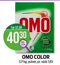 Kiwi OMO COLOR, NOK 40.3 tilbud