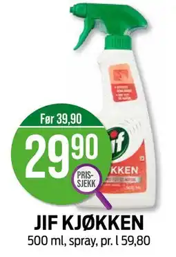 Kiwi JIF KJØKKEN, NOK 29.9 tilbud