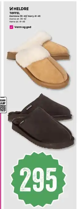 Sport Outlet TØFFEL, NOK 295 tilbud