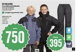 Sport Outlet ALLVÆRSJAKKE/BUKSE, NOK 750 tilbud
