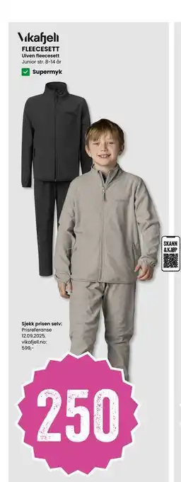 Sport Outlet FLEECESETT, NOK 250 tilbud