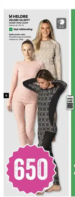 Sport Outlet HELDRE ULLSETT, NOK 650 tilbud
