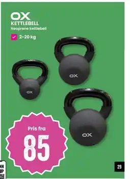 Sport Outlet KETTLEBELL tilbud